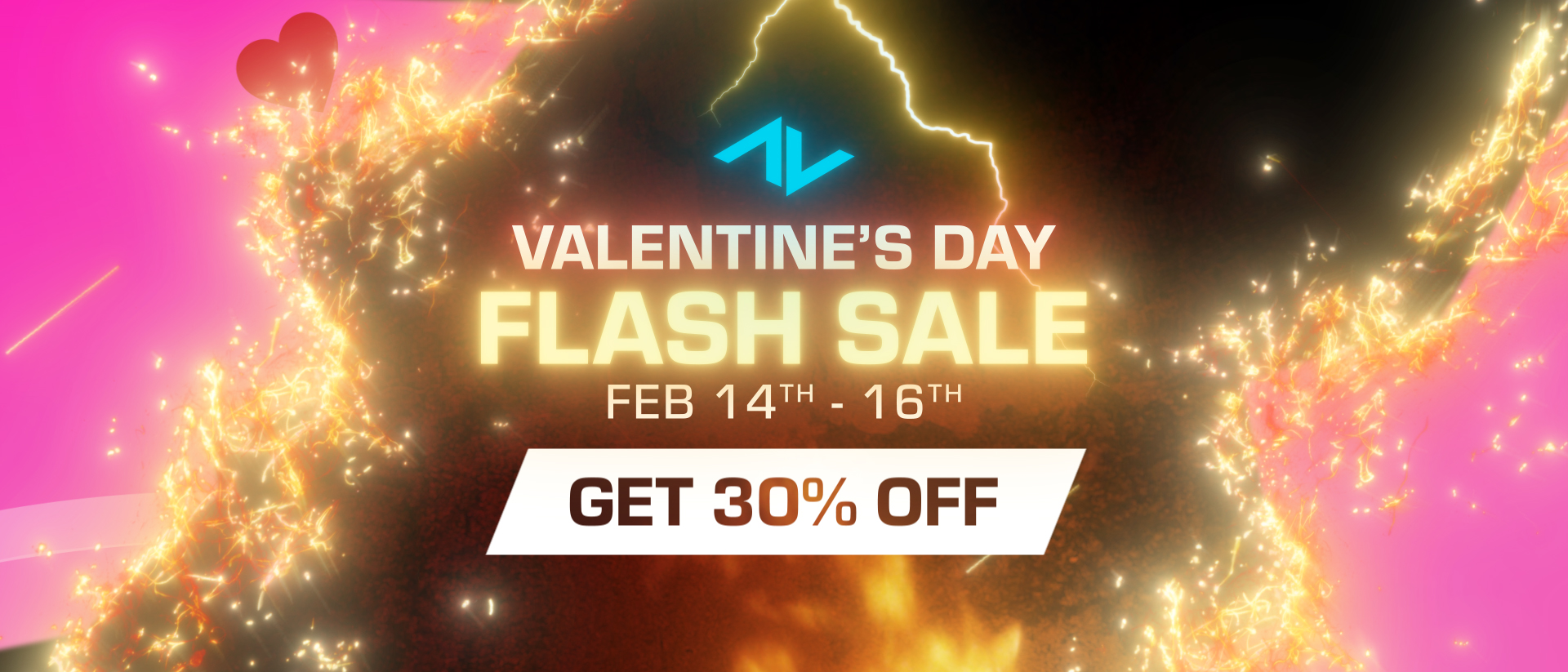 Valentine’s Day 2022 Flash Sale Announcement | 30% Off Sitewide for a Limited Time!