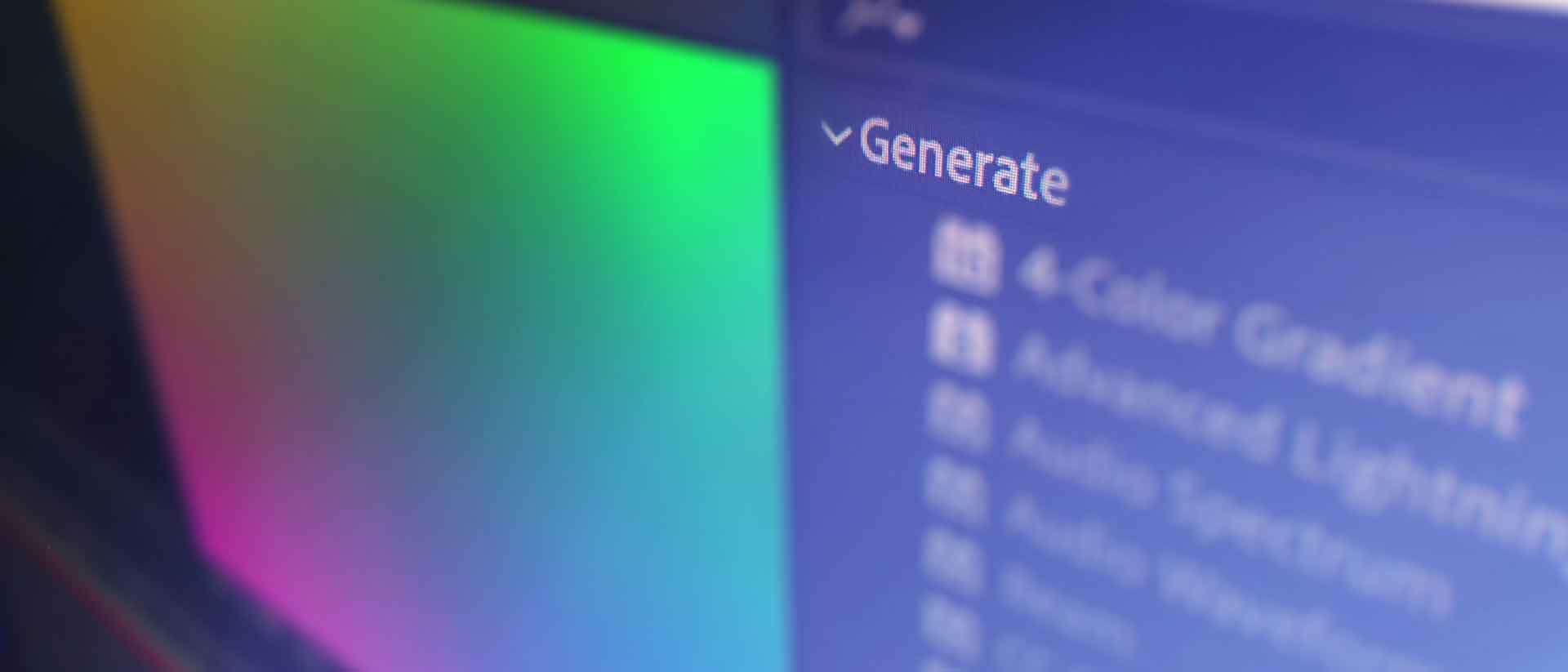 A Quick Guide to After Effects' 26 'Generate' Effects